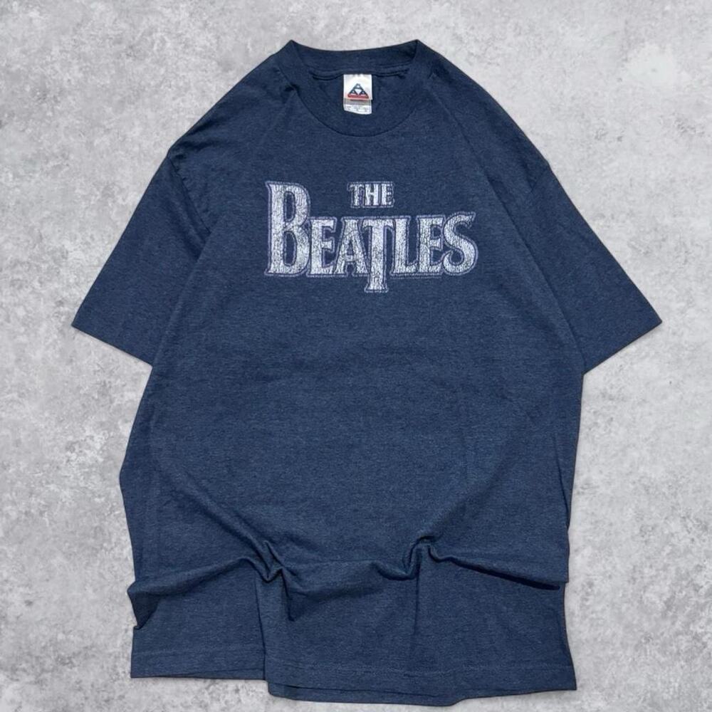 VINTAGE Beatles Shirt Mens Medium Graphic Band Tee 2003 Apple Corps Music 00s